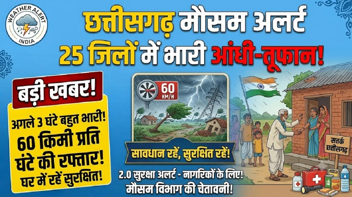 Weather Alert Chhattisgarh